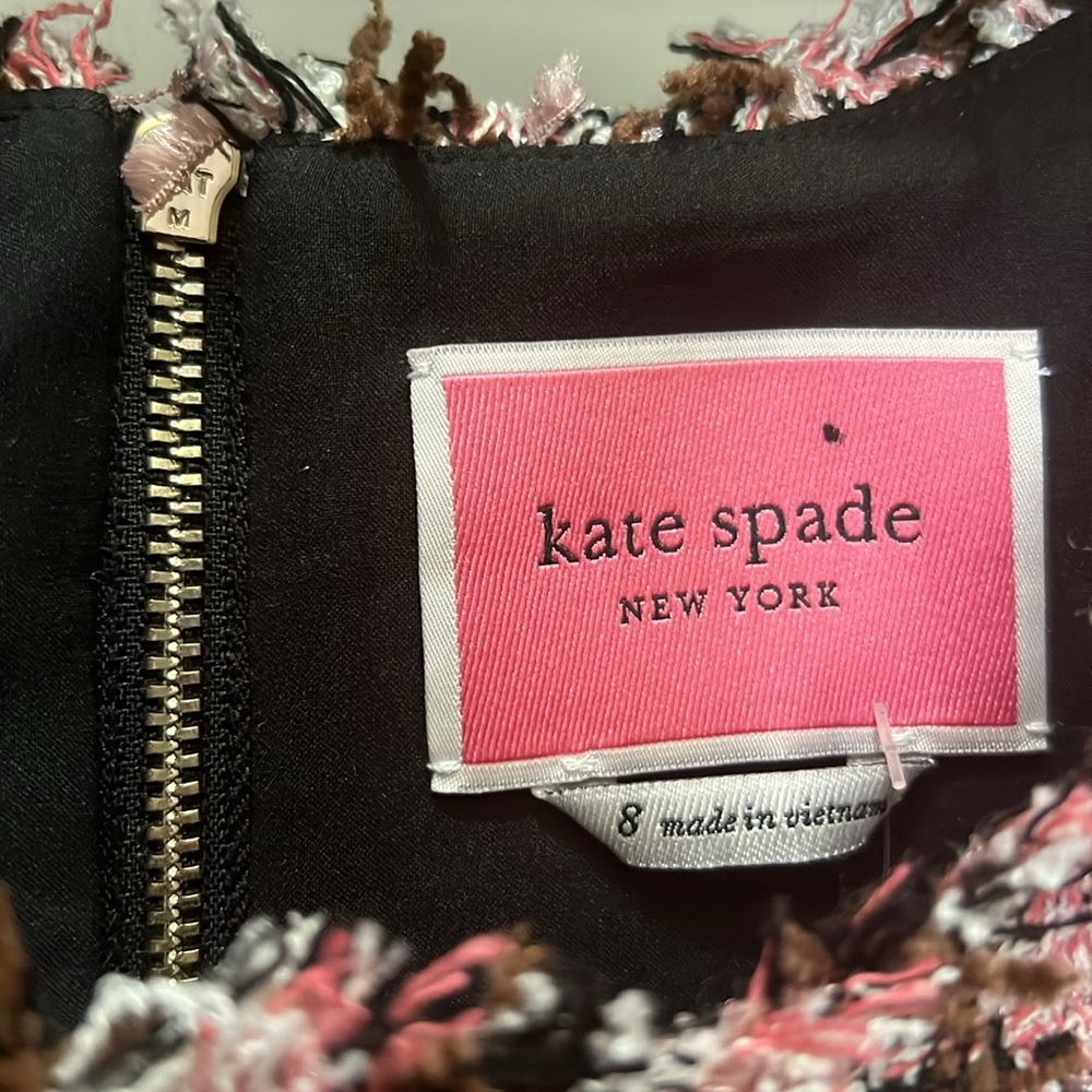 Kate Spade Enchanted Tweed Dress, $358 Retail, Size 8, New - Picture 4 of 11